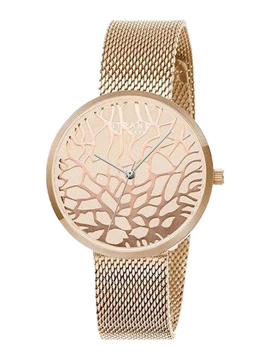 Strand by Obaku Women's Watch with Gold Metal Bracelet