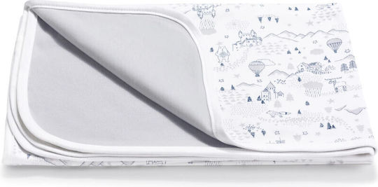 Jukki Blanket Nursery Swaddling Blankets Mountain Town Cotton Gray 75x100cm