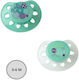 That's Love Love Life Pacifiers Silicone with Case for 0-6 months 2pcs