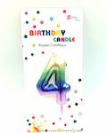 Birthday Number Candles Multicolour 500-4