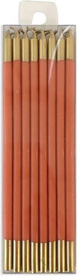 Caspari Birthday Candle Regular in Orange Color CA1109