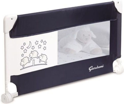 Giordani Bară de protecție pentru pat Montaj simplu în Culoare Albastru marin 90x50cm 1buc