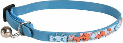 Flamingo Cat Collar Blue 10mm