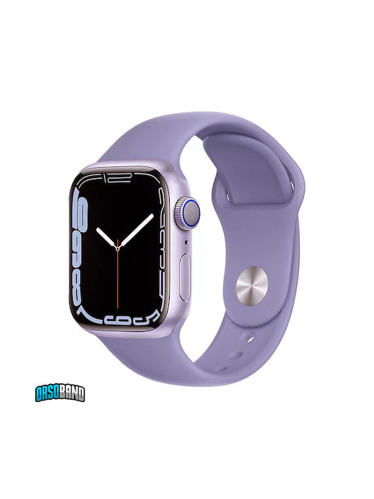 Orso Armband Silikon Lila (Apple Watch 42/44/45mm)