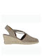 Maika Serraje Women's Leather Platform Espadrilles Pouro