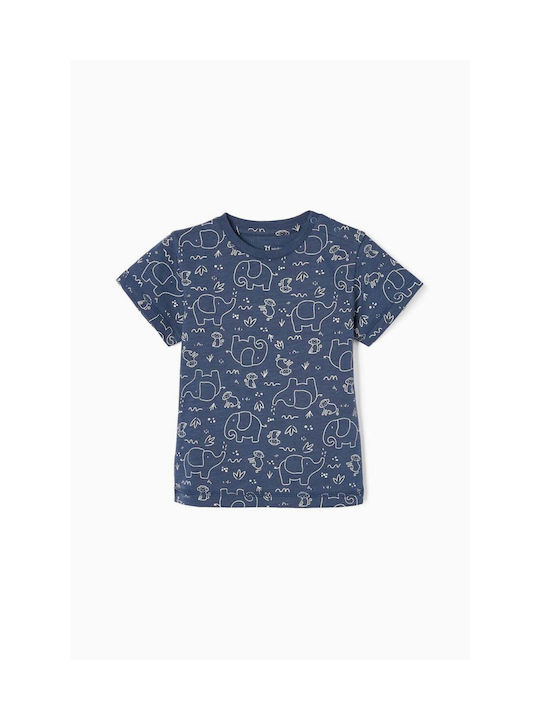 Zippy Kinder-T-Shirt Blau