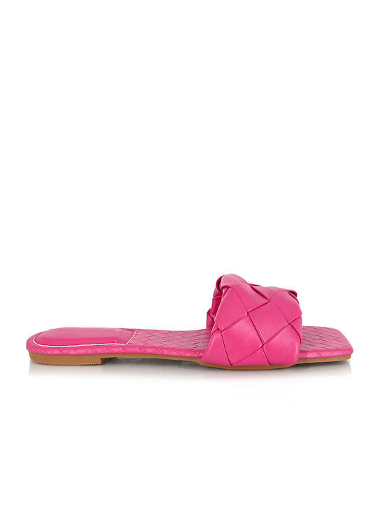 Malesa Damen Flache Sandalen in Rosa Farbe