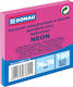 Donau Sticky Note Pads in Cube 100 Sheets Pink 7.6x7.6pcs