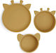 Nuuroo Baby Food Plate Benni Made of Silicone Y...