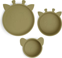 Nuuroo Baby Food Plate Benni Made of Silicone G...