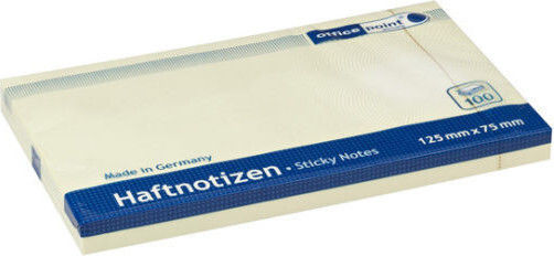 Office Point Haftnotizen 100 Blätter Gelb