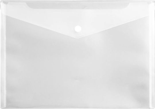 Officenet Ordner Transparent mit Schaltfläche für Papier A3 Weißς