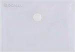 Donau Folder Transparent with Button for Paper A7