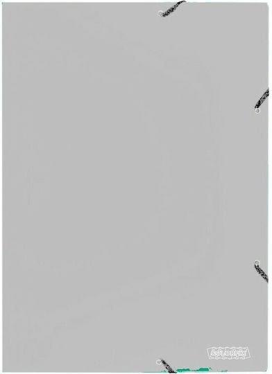 Colorfix Φάκελος Πρεσπάν με Λάστιχο και Αυτιά για Χαρτί A4 Γκρι