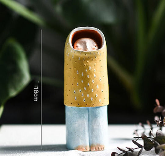 Etoile Decorativ Statuetă din Material Ceramic 6x6x18cm 1buc