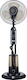 Mistral Plus Misting Fan 75W 40cm Diameter Black