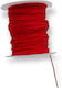 Schnürsenkel Rot 1mm x 10m