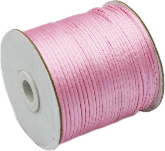 Șiret Satin Roz 2mm x 100m