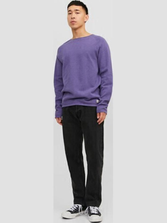 Jack & Jones Long Sleeve Sweater Purple