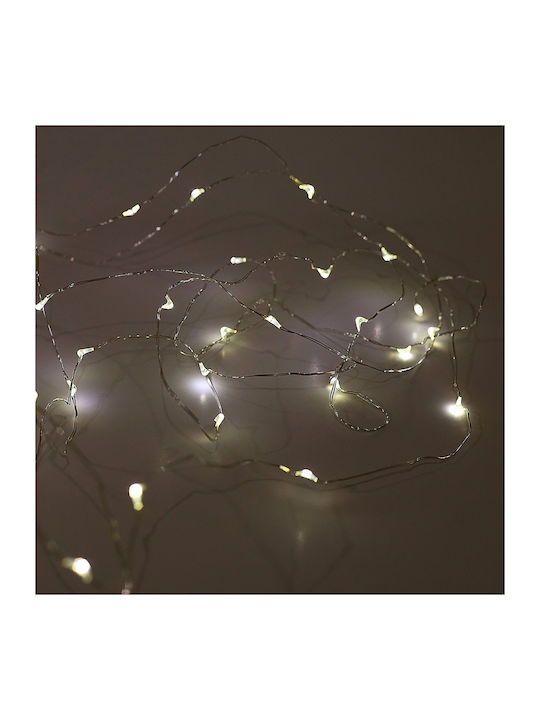 100 Lights LED White in String 1pcs