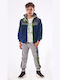 Hashtag Kids Set with Pants & Jacket Winter 3pcs Blue