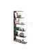 Bookcase Tars Gray 65x24x146cm