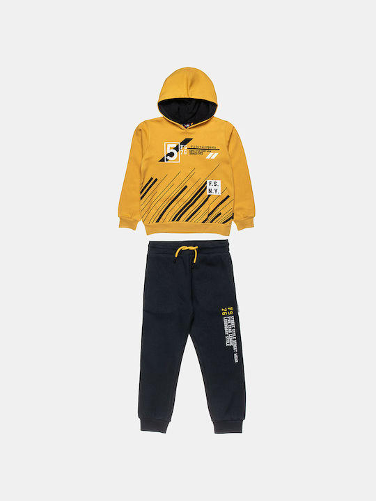 Alouette Kids Sweatpants Set Yellow 2pcs