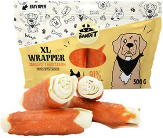 Mr. Bandit Delicii în formă de baston pentru câini cu Pui 500gr