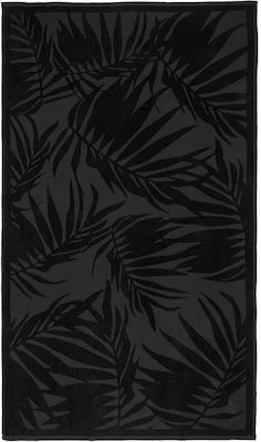 Lino Home Beach Towel Cotton Black 160x86cm.