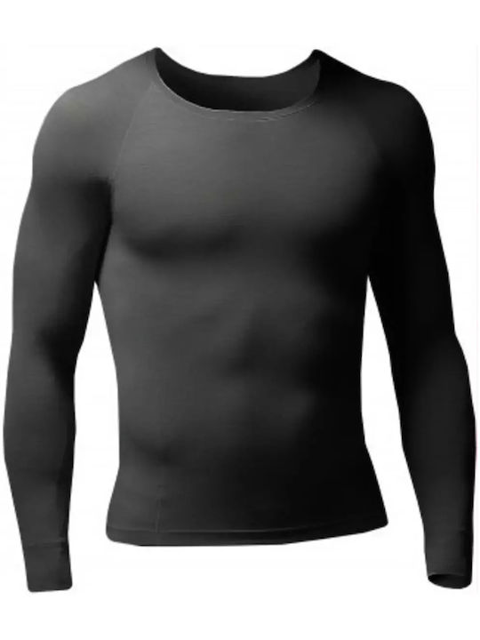 Heat Holders Herren Thermo Langarmshirt Schwarz