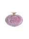 Inart Tabletop Lucky Charm Pumpkin Rose Gold made of Fabric 10x8cm 1pcs