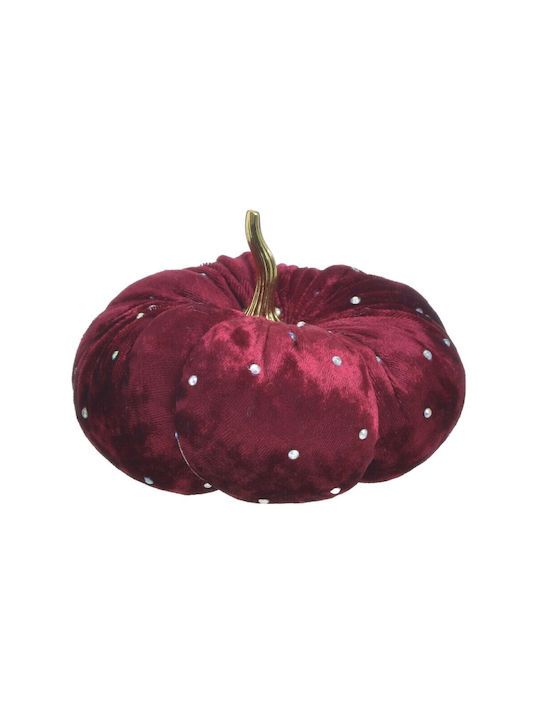 Inart Lucky Charm Pumpkin Red made of Fabric 12x12cm 1pcs