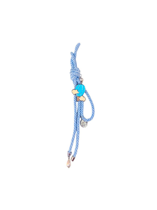 Lucky Charm Light Blue made of Metal 1pcs