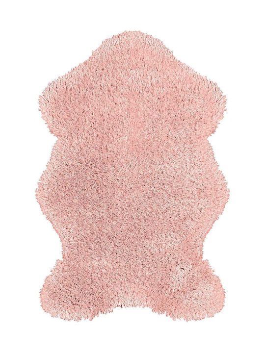 Madi ANIMAL Shaggy Bedroom Rugs Set Pink 4901-10 3pcs
