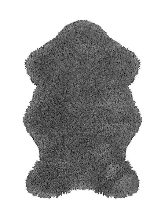 Madi Shade Σετ Shaggy Χαλιά Κρεβατοκάμαρας Dark Grey 4898-10 3τμχ [(70 x 140 (2) + 70 x 230 εκ.)]