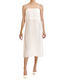 Milkwhite Summer Midi Dress for Wedding / Baptism White