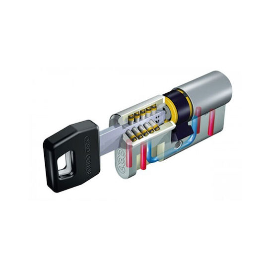AGB Cilindru de Încuietoare De Securitate Scudo 60mm (30-30) Argintiu
