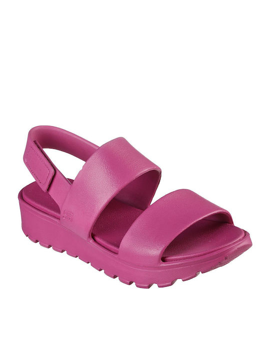 Skechers Breezy Feels Women's Flat Sandals Fuchsia