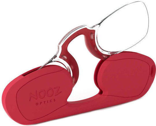 Nooz Reading Glasses +1.00 Pocket in Red color