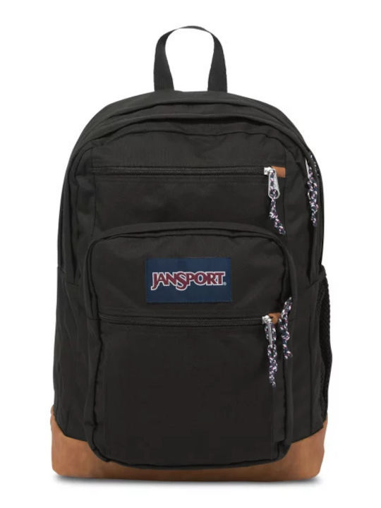 Jansport Σχολική Τσάντα Πλάτης Γυμνασίου - Λυκείου σε Μαύρο χρώμα 34lt