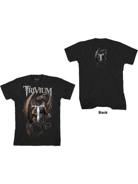 T-shirt Dragon σε Μαύρο χρώμα