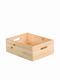 Wooden Storage Box Beige 40x30x14cm