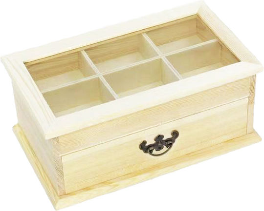 Hölzernes Aufbewahrungsbox mit Deckel