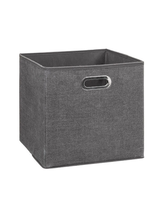 Fabric Storage Box Gray 31x31x31cm