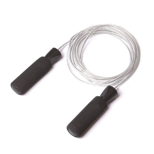 Athlopaidia Wire Jump Rope with Ball Bearings Black 3m