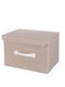 Smart Travel Tesatura Cutie de Depozitare cu Capac Bej 38x25x25cm 1buc