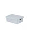 TnS Plastic Storage Box with Lid Light Blue 10lt