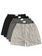 Onurel Herren Boxershorts Gray 5Packung