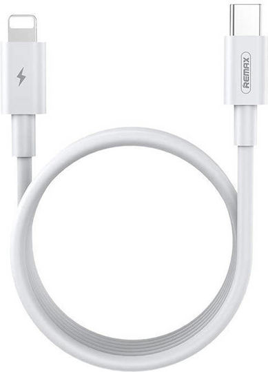 Remax USB-C to Lightning Cable 20W Λευκό 2m (047513)