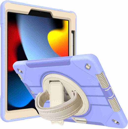 Хибридна Мека Задна Корица Издръжлива Лилава (iPad Pro 2015 12.9")